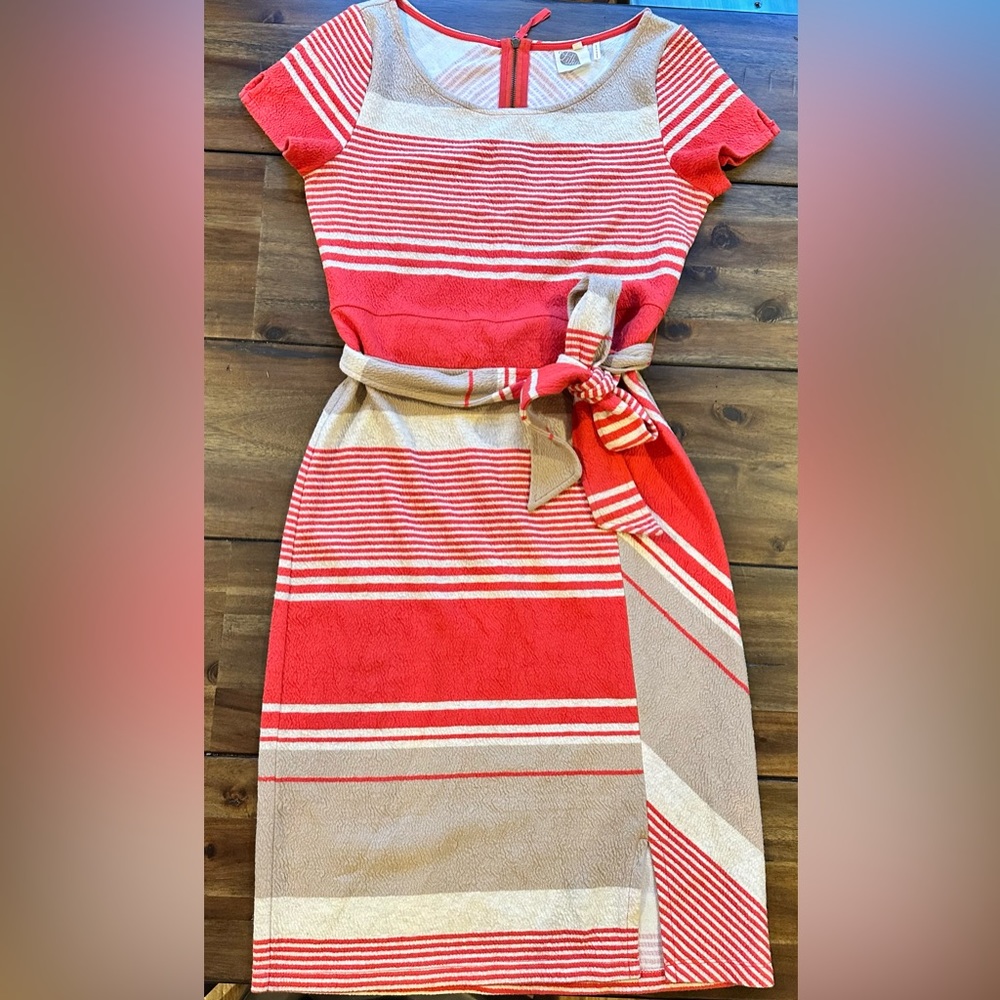 Anthropologie Lilka striped midi dress
